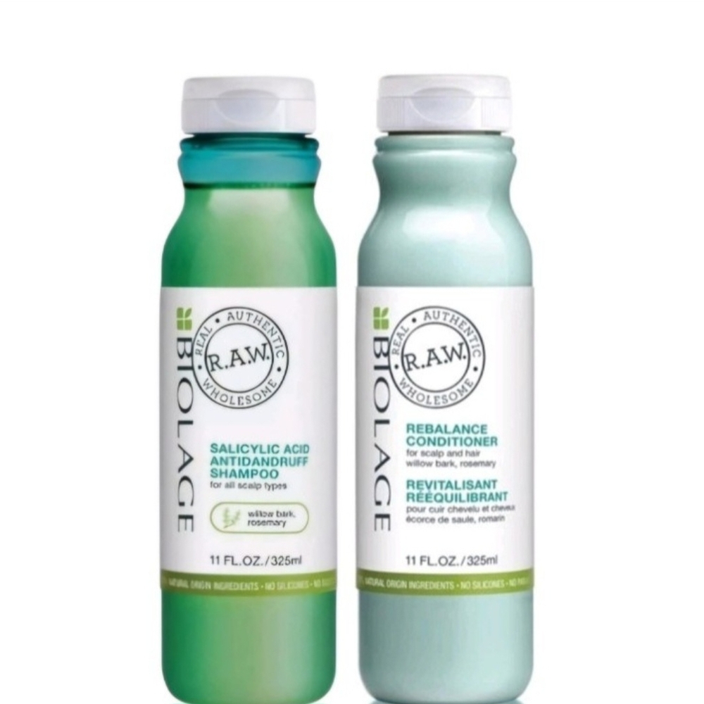 Biolage R.A.W Scalp Care Antidandruff Shampoo & Rebalance Conditioner 11 oz each